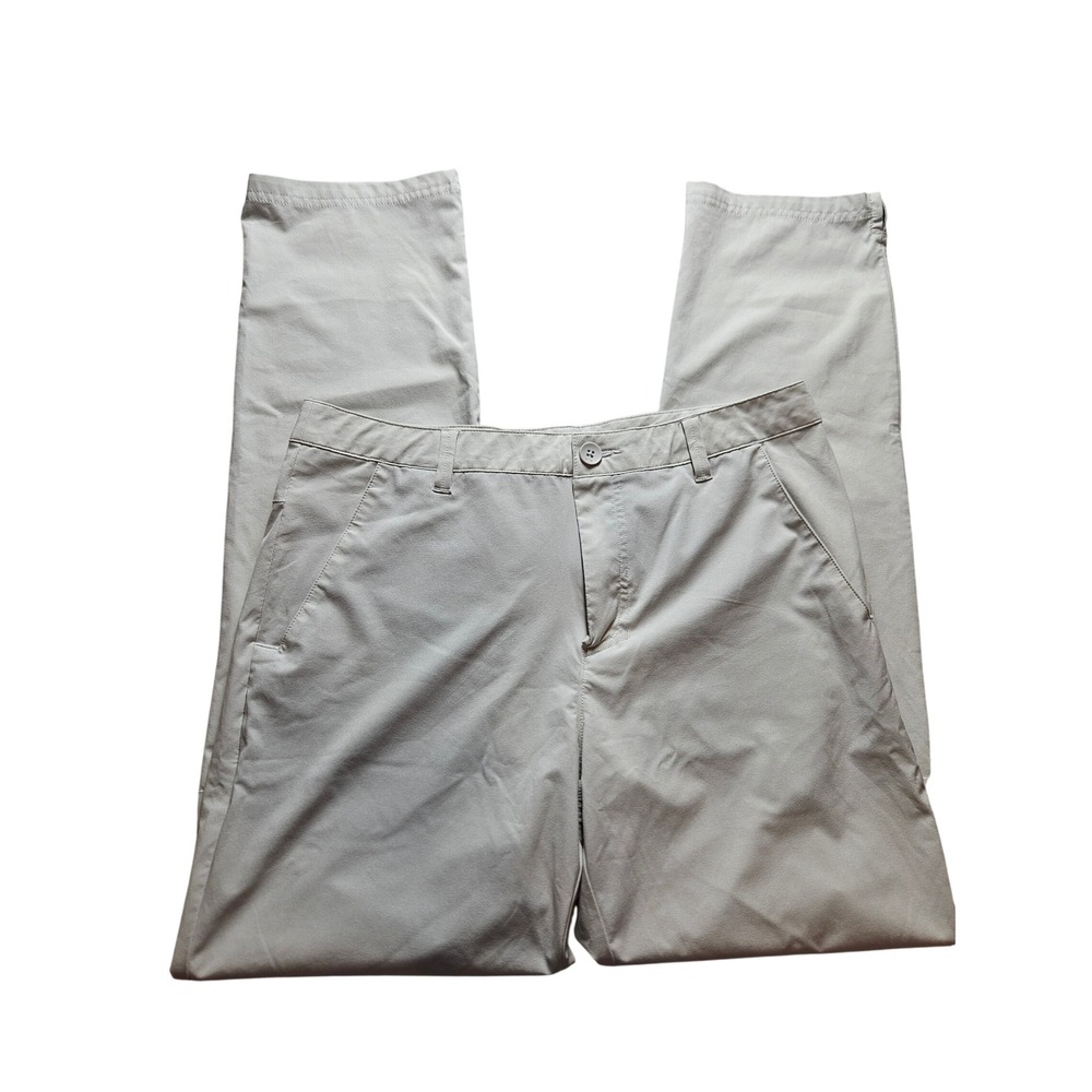 Oakley Mens Regular Fit Golf Pants Light Gray Stone Size 32 Trouser
